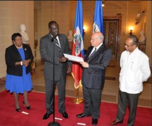 New Ambassador of Haiti, Ambassador Edmond to the OAS Presents Credentials Credit: Maria Patricia Leiva/OAS