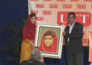 Malala Yousafzai & Sirju Mohan