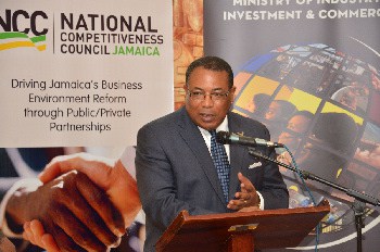 Minister Hylton at last year's NCC event 