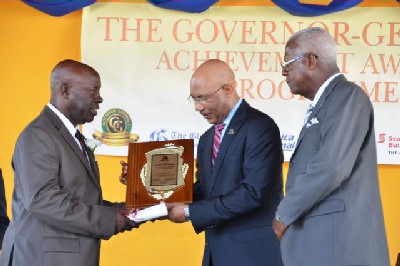 Governor General, His Excellency the Most Hon. Sir Patrick Allen (centre),