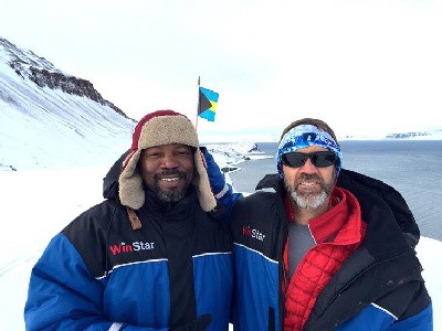 Mark Roberts, Shaune Adderley - Bahamians in the North Pole