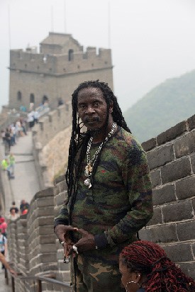 Everton Blender at the Great Wall of China