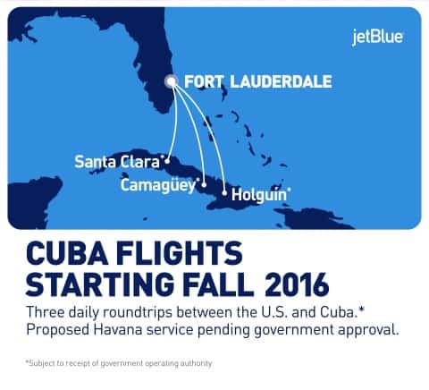 JetBlue FLL_Cuba routes