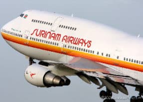 Surinam Airways now flys Orlando to Guyana