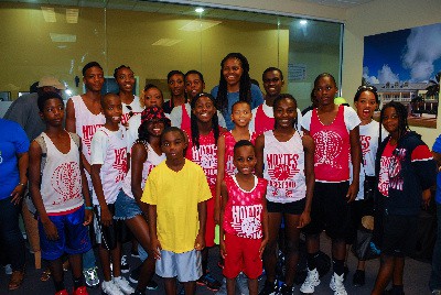 Chavano Buddy Hield, Jonquel Jones basketball camp in Grand Bahama