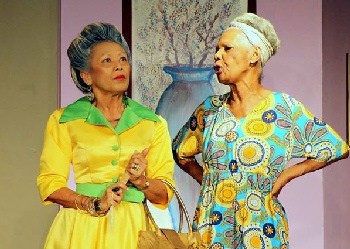 Leonie Forbes and Terri Salmon performing in "For My Daughter"