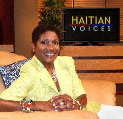 Gepsie Morisset-Metellus host Haitian Voices on WPBTS PBS