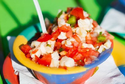 Bahamian conch salad Top 10 Caribbean Recipes of 2016