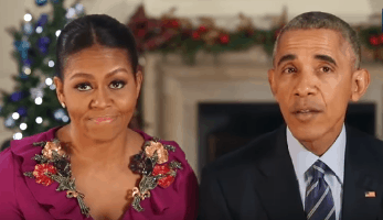 Michelle and Barack Obama Christmas Message