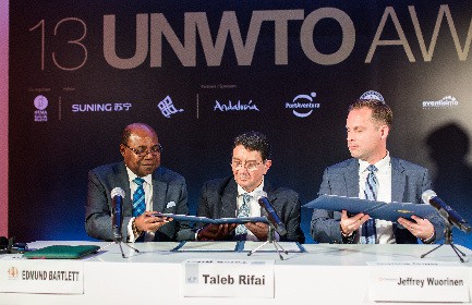 Minister Bartlett Signs Agreement for Jamaica to host UNWTO Conference