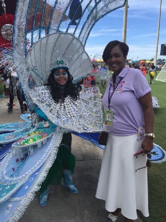 Joan Hinkson at Miami Broward Carnival