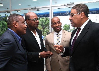 Paul Pennicook, Edmund Bartlett, Omar Robinson, Dr. Wykeham McNeill discuss how Jamaica’s Tourism to Play Greater Role in Reducing Crime