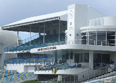 Kensington Oval with Garfield Sobers Pavilion & adjoining Hall & Griffith Stand 