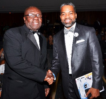Oliver Samuels and Franz Hall at the People Profile Awards