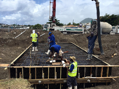Construction of new hotel at Port Zante in St. Kitts and Nevis