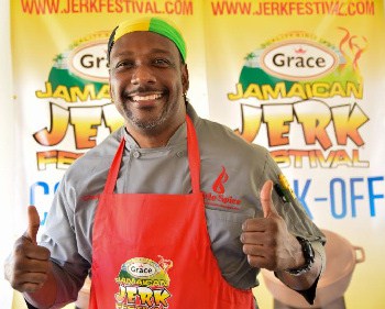 Celebrity Chef and star of Taste The Islands TV show, Chef Irie Spice, will host the Publix Cook-Off Pavilion at the Grace Jamaican Jerk Festival at Markham Park