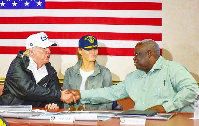 US Virgin Islands Governor Mapp talks recovery with President Trump