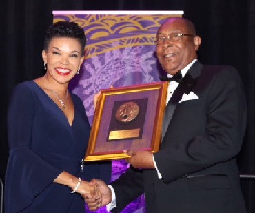 Jamaica’s Ambassador to the United States, Her Excellency Audrey Marks, Dr. Henry Lowe Caribbean American Heritage Awards gala
