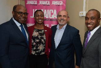 Jamaica’s Tourism Minister Edmund Bartlett Launches 2017 Tourism Service Excellence Awards with Simone Ffolkes, Pierre Battaglia, Dr. Andrew Spencer