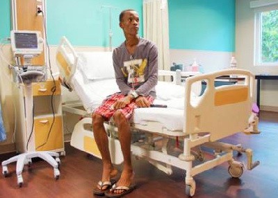 Jamaican patient Clester Christie saved by Doctors at Health City Cayman Islands