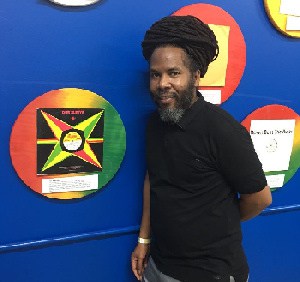 Garfield Chin Bourne of Irish and Chin at Art Basel Let There Be Reggae
