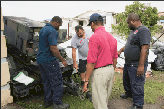Americas Relief Team (ART) hands over generators to Dominica Red Cross
