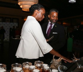 Suzette Lloyd, Franz Hall at Food For the Poor's Flamingle