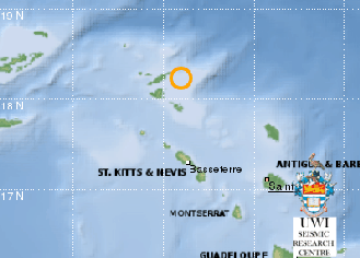 Strong tremor jolts St. Kitts and Nevis