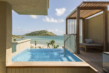 View from a private plunge pool at the Park Hyatt St. Kitts. St. Kitts & Nevis Declared Top Caribbean Island for Travel in 2018