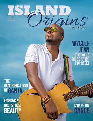 Wyclef Jean on cover Island Origins Magazine