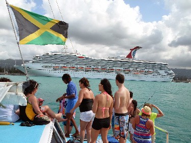 Cruise Arrivals in Jamaica up by 14 Per Cent in December 2017