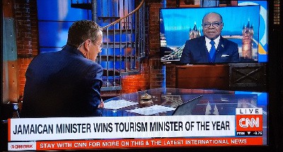 Jamaica's Tourism Minister, Edmund Bartlett on CNN