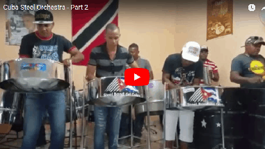 Cuban steel orchestra adult section
