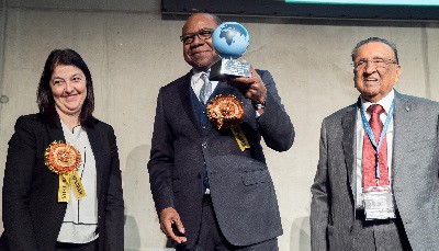 Jamaica's Tourism Minister, Edmund Bartlett was awarded Worldwide Tourism Minister of the Year by the prestigious Pacific Area Travel Writers Association (PATWA) in Berlin, Germany on Thursday, March 8.