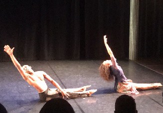 Placide and Amanda Smith, of Dance Theatre of Harlem, in the premiere of MAGA at UNI