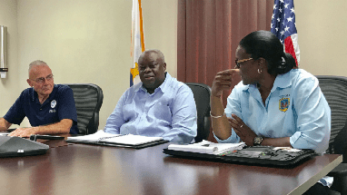 Governor Mapp conferences with President Trump and FEMA on hurricane preparation
