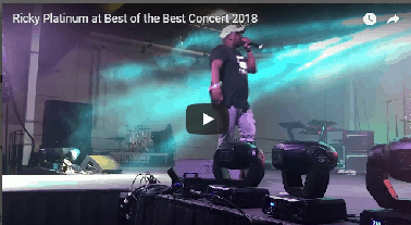 Ricky Platinum at Best of the Best Concert 2018