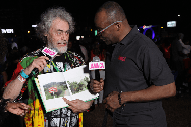 Reggae & Bob Marley Historian Roger Steffens Promotes Latest Book During Reggae Sumfest with Donovan White