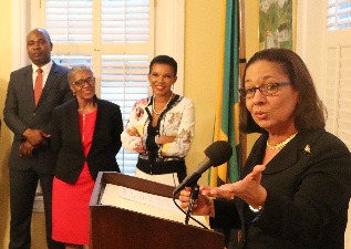Minister of Labor and Social Security, Shahine Robinson -Jamaica Plans To Increase the U.S. Seasonal Work Program