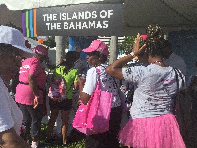 Bahamas Tourist Office Supports Susan G. Komen’s South Florida Breast Cancer Walk