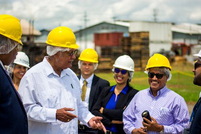 DDL Chairman Komal Samaroo and Minister Noel Holder Government of Guyana Implementing Public Private Partnership