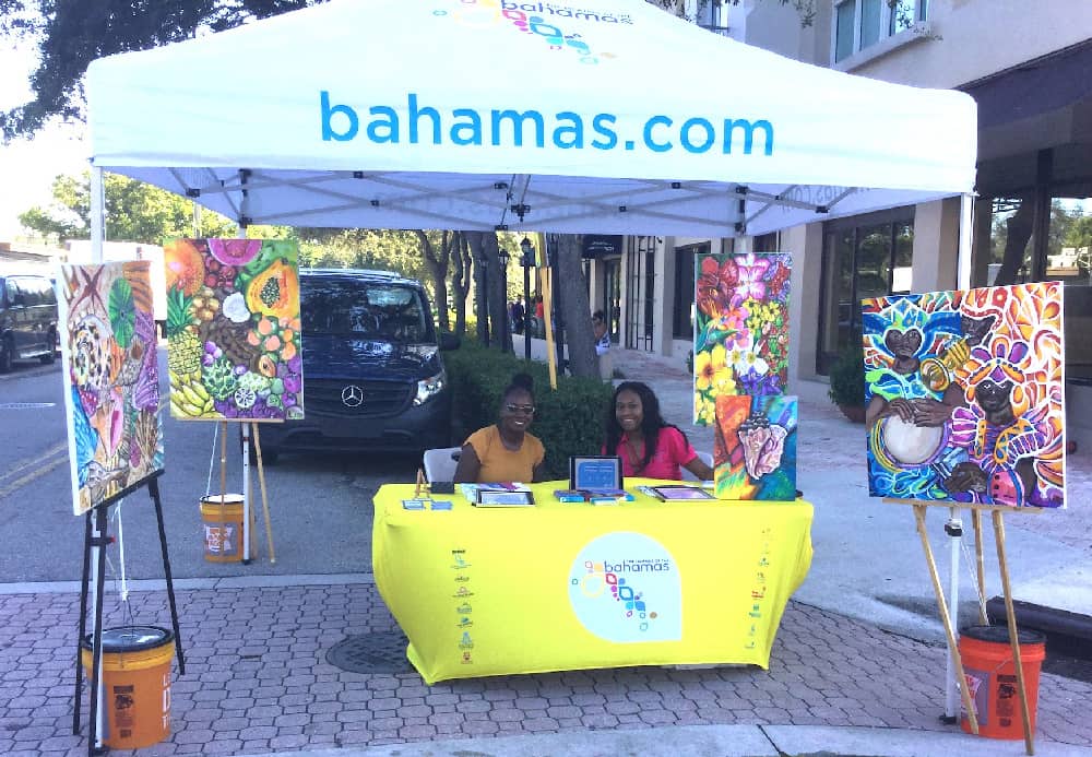 Young Bahamian, Lyndera Hall Paintings Displayed at Las Olas Art Fair