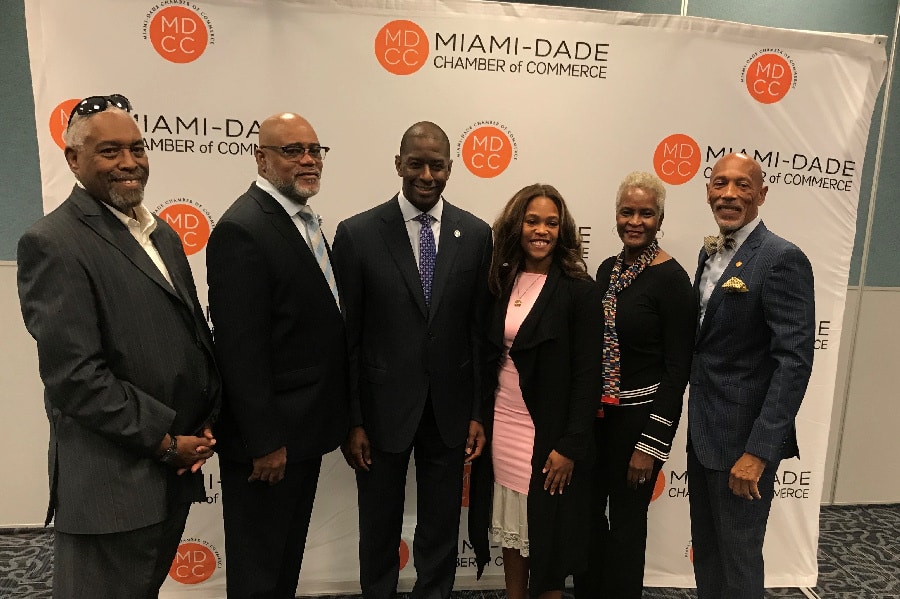 Florida Gubernatorial Candidate Mayor Andrew Gillum with Miami-Dade Chamber of Commerce Board