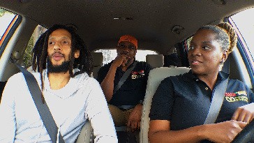 Julian Marley Jumps into the Passenger Seat in TTIX Yellow Cab Karaoke