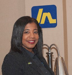 Janice McIntosh…flying the Jamaica National (JN) flag high in Florida