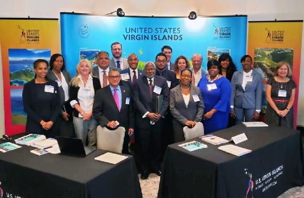 The USVI public and private sector delegation at CHRIS