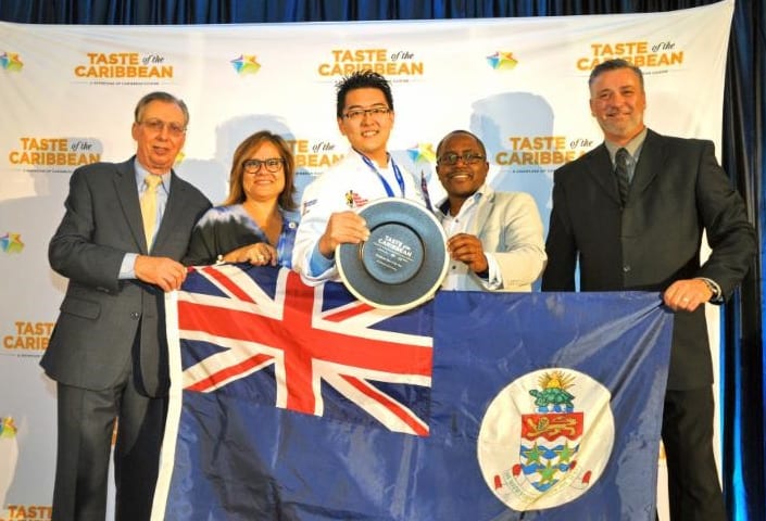 Jason Thomas Ao of the Cayman Islands is the 2019 Caribbean Chef of the Year.