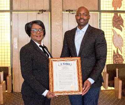 Evans St. Fort Recognized by State Representative Barbara Watson(District 107) During Black Business Month