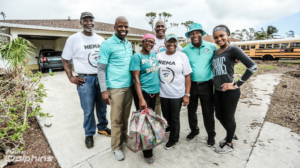 Miami Dolphins Continue Hurricane Relief Efforts with Travel to Bahamas During Bye Week  