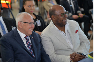 United States Ambassador to Jamaica, Donald Tapia and Tourism Minister Edmund Bartlett New Nonstop JFK/Mobay Flight to Further Boost Tourist Arrivals